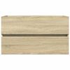 vidaXL Wastafelkast 80x38,5x45 cm spaanplaat sonoma eikenkleurig