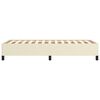 vidaXL Bedframe kunstleer cr&egrave;mekleurig 100x200 cm