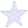 vidaXL 3D-kerstster 50 LED's Koel wit 55 x 53,5 x 10 cm