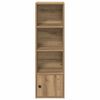 vidaXL Boekenkast 31x24x102 cm bewerkt hout artisanaal eikenkleurig