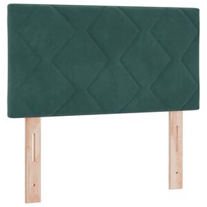 vidaXL Hoofdbord Donkergroen 80 cm Fluweel