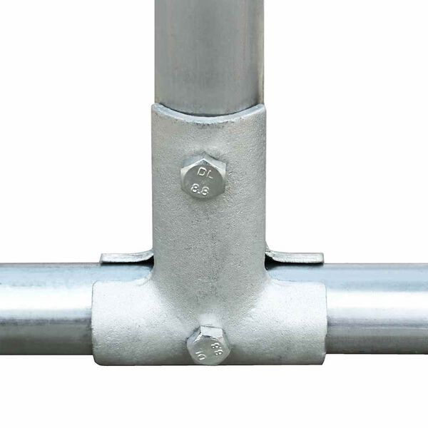 vidaXL Kippenhok 2,75x6x1,92 m gegalvaniseerd staal