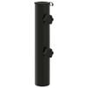vidaXL Parasol Basisbuis 0.6 kg Zwart IJzer for 40-50 mm Pole