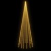 vidaXL Kerstboom op vlaggenmast Warm Wit 732 LED's 500 cm