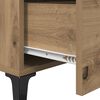 vidaXL Dressoir met lade Artisan Eiken 69,5 x 34 x 90 cm