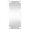 vidaXL Wandspiegel met LED's rechthoekig 40x80 cm glas