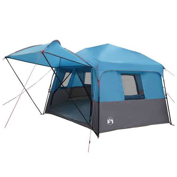 vidaXL Directe Tent met opslag ALTA Blauw 458 x 458 x 230 cm Staal