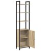 vidaXL Boekenkast Sonoma Eiken 40 x 24 x 161 cm Bewerkt hout