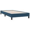 vidaXL Boxspring met matras fluweel donkerblauw 80x210 cm