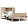 vidaXL Bed met boekenkast zonder matras massief grenenhout 160x200 cm