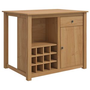 vidaXL Keuken Eiland Set 2 st PANAMA Honing Wax 112 x 77 x 90 cm