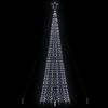vidaXL LED-kerstboom met spikes 1534 LEDs 500 cm koud wit