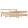 vidaXL Bedframe zonder matras massief grenenhout 200x200 cm