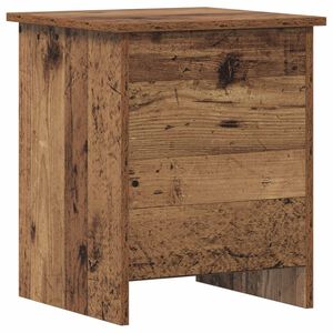 vidaXL Opbergkist met opslag Oud hout 40 x 40 x 50 cm Bewerkt hout