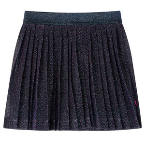 vidaXL Kinderrokje met glitters 116 marineblauw