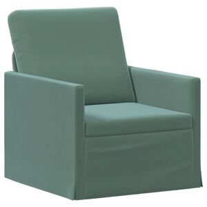 vidaXL Enkele sofa Zeegroen 70 x 81 x 82 cm fluweel
