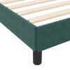 vidaXL Boxspringbed met matras Donkergroen 120 x 190 cm Stof