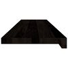 vidaXL Traptreden 16 st 100x25x2 cm massief eikenhout donkerbruin