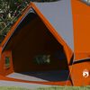 vidaXL Teepee Tent met dak Grijs en Oranje 490 x 410 x 210 cm