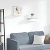 vidaXL Wandschappen zwevend 2 st 40x23x3,8 cm MDF wit