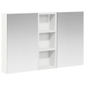 vidaXL Badkamerkastenset 3 pcs 80 x 10,5 x 50 cm Bewerkt hout