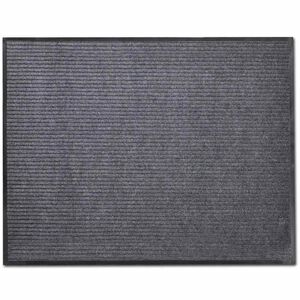 vidaXL Deurmat 90x60 cm PVC grijs