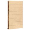 vidaXL Cd-kast 102x23x177,5 cm bewerkt hout gerookt eikenkleurig