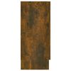 vidaXL Dressoir 120x30,5x70 cm bewerkt hout gerookt eikenkleurig