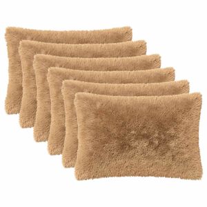 vidaXL Kussen met kussen HEERLEN 2 st Taupe PV Fleece