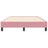 vidaXL Boxspring zonder matras fluweel roze 120x210 cm