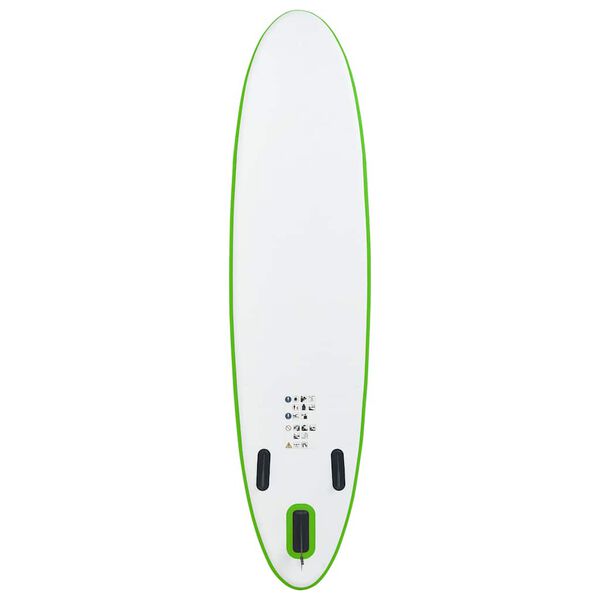 vidaXL Stand Up Paddleboardset opblaasbaar groen en wit