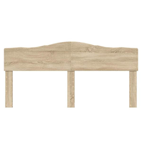 vidaXL Hoofdbord Sonoma Eiken 180 cm Bewerkt hout