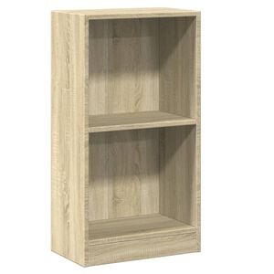 vidaXL Boekenkast 40x24x75 cm bewerkt hout sonoma eikenkleurig