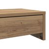 vidaXL Monitorstandaard met lades 100x27x15 cm hout artisanaal eiken
