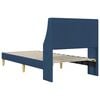 vidaXL Bedframe met hoofdeinde Blauw 90 x 200 cm Stof
