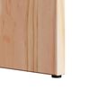 vidaXL Salontafel 2 pcs Naturel Massief grenenhout