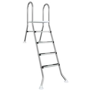 vidaXL Deels ingegraven zwembadtrap 195 x 116 cm 4-traps