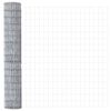 vidaXL Euro Hek 1,5 x 10 m PVC-gecoat ijzer