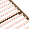 vidaXL Bedframe massief hout honingbruin 90x200 cm