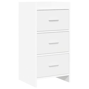 vidaXL Dressoir Wit 40 x 36 x 80 cm Bewerkt hout