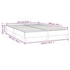 vidaXL Boxspring bed stof donkergrijs 140x200 cm