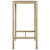 vidaXL Bartafel 60x60x110 cm ge&iuml;mpregneerd grenenhout