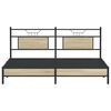 vidaXL Bedframe zonder matras hout sonoma eikenkleurig 160x200 cm
