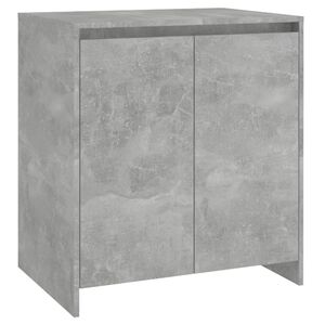 vidaXL Dressoir 70x41x75 cm bewerkt hout betongrijs