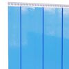 vidaXL Deurgordijn 300x2,6 mm 10 m PVC blauw