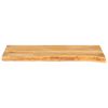 vidaXL Tafelblad met natuurlijke rand 80x30x3,8 cm massief mangohout