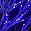 vidaXL Kerstboom wilg met 200 blauwe LED's binnen en buiten 2,2 m