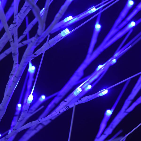 vidaXL Kerstboom wilg met 200 blauwe LED's binnen en buiten 2,2 m