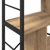 vidaXL Boekenkast Artisan Eiken 75 x 30 x 123,5 cm Bewerkt hout