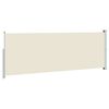 vidaXL Windscherm uittrekbaar 160x500 cm cr&egrave;me